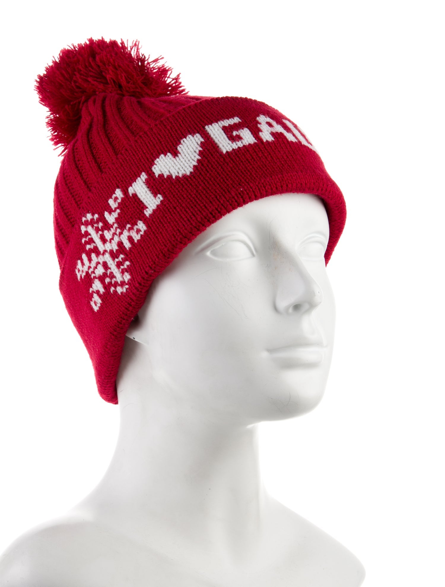 Jean Paul Gaultier Acrylic Beanie Hat