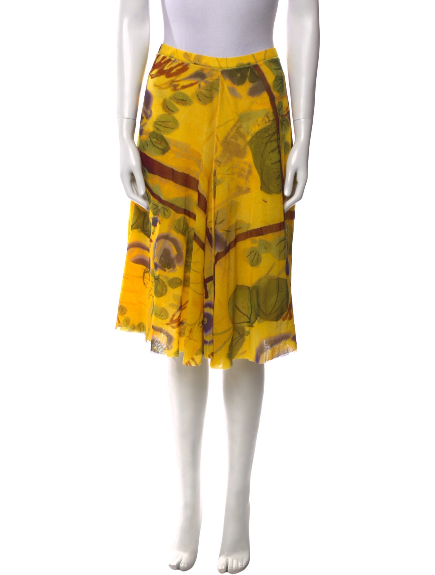 Jean Paul Gaultier Soleil Vintage Knee-Length Skirt