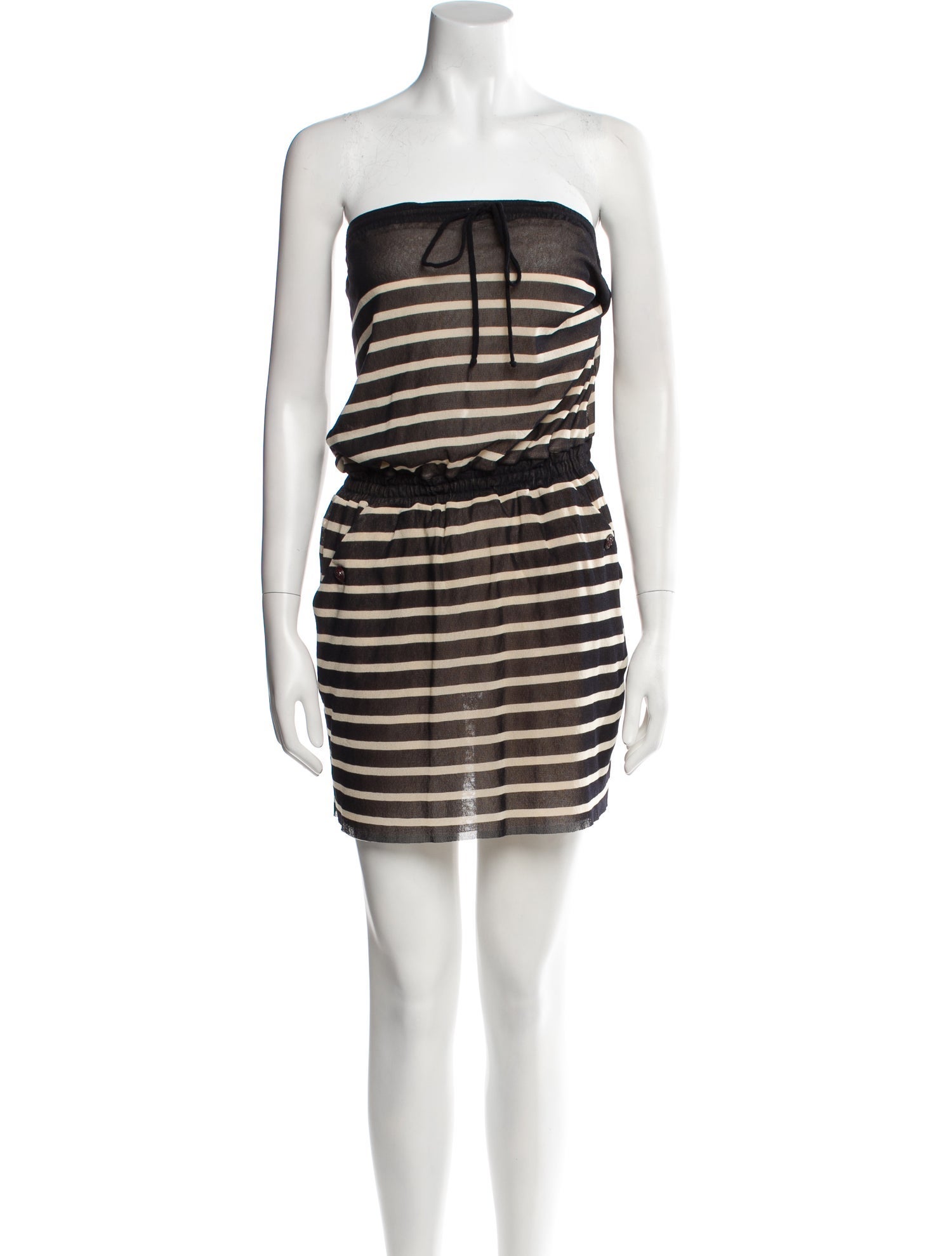 Jean Paul Gaultier Striped Mini Dress