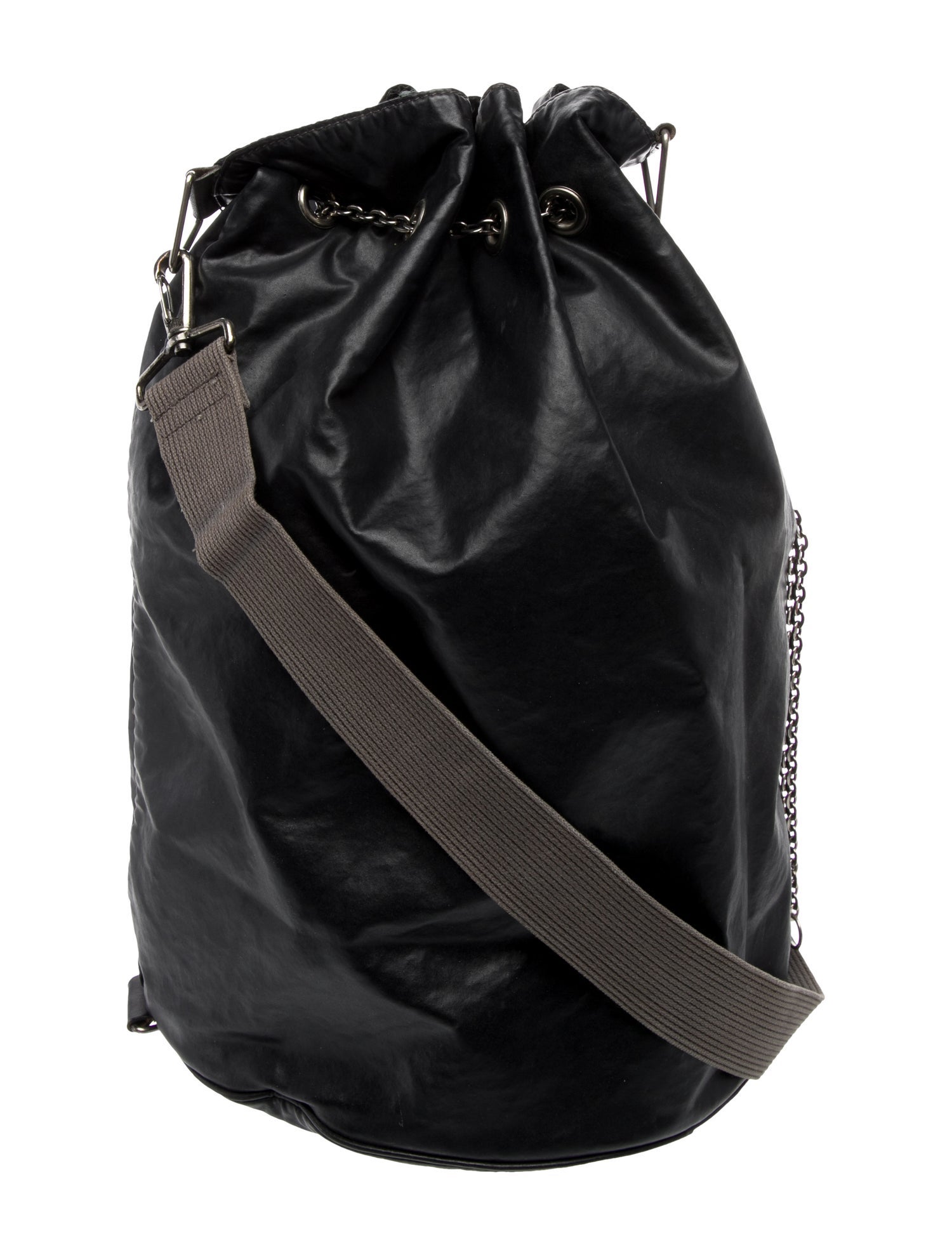 Jean Paul Gaultier Leather Bucket Bag Vintage