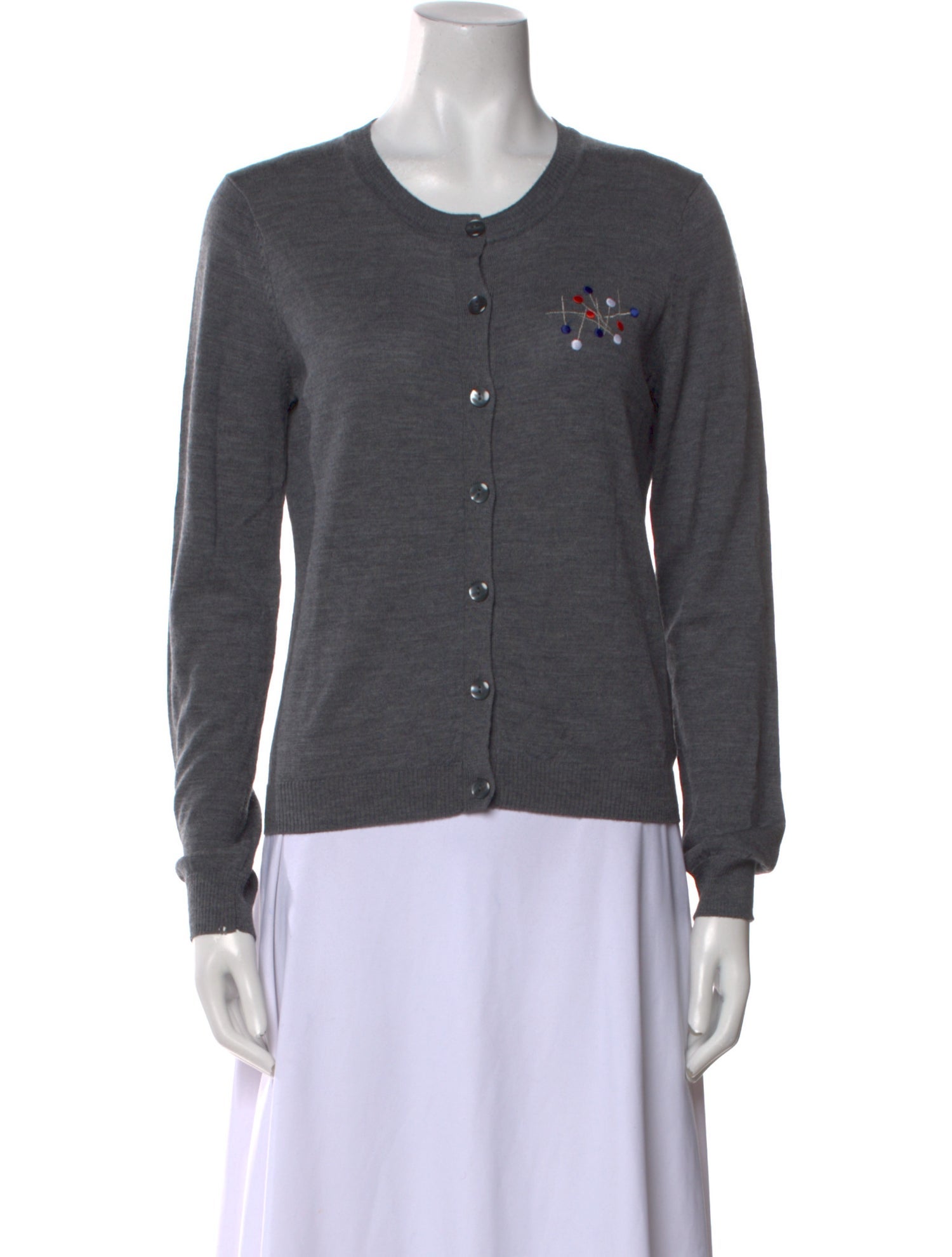 Jean Paul Gaultier Wool Scoop Neck Sweater