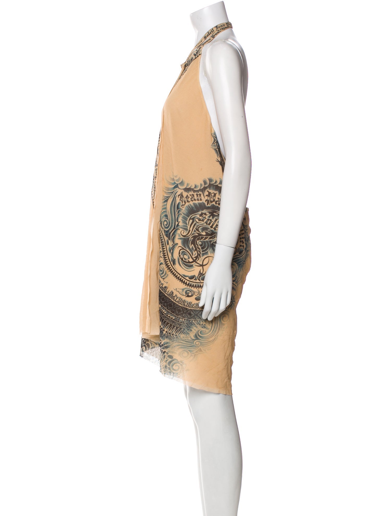Jean Paul Gaultier Printed Cover-Up