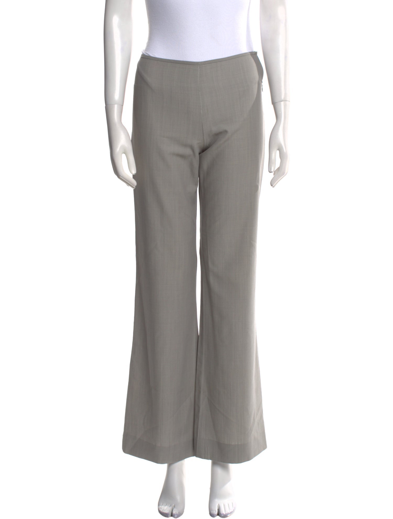Jean Paul Gaultier Virgin Wool Wide Leg Pants