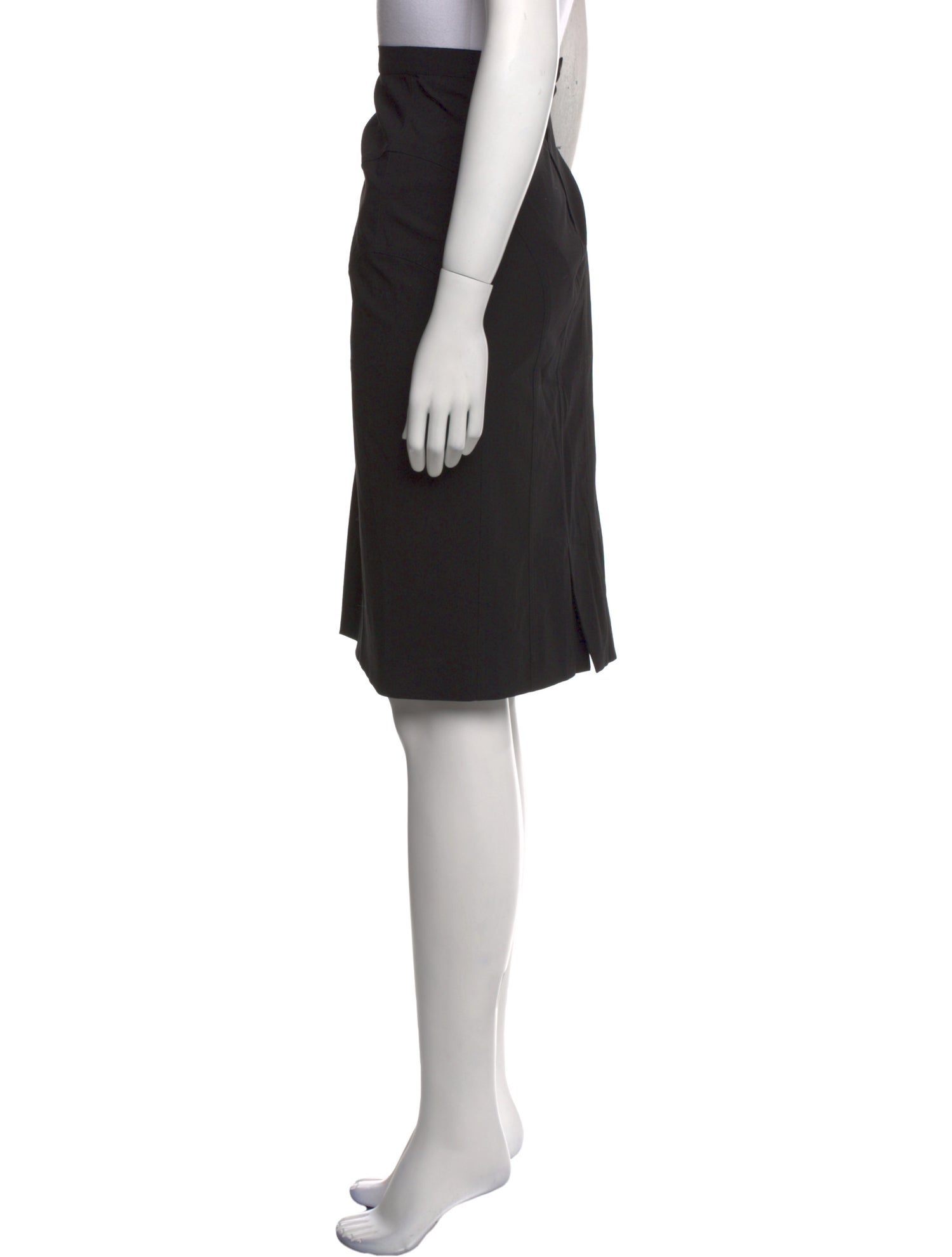Jean Paul Gaultier Wool Knee-Length Skirt