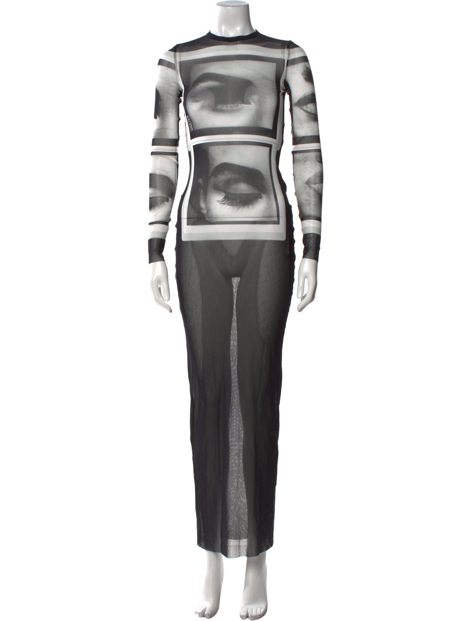 Jean Paul Gaultier Graphic Print Long Dress w/ Tags