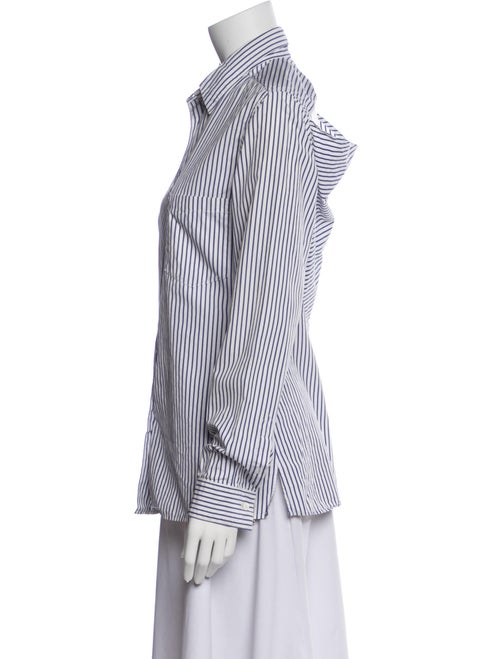 Jean Paul Gaultier 2010's Striped Button-Up Top
