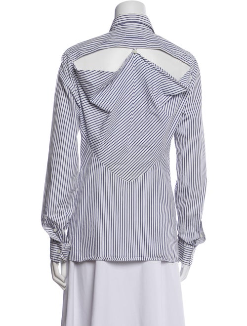 Jean Paul Gaultier 2010's Striped Button-Up Top