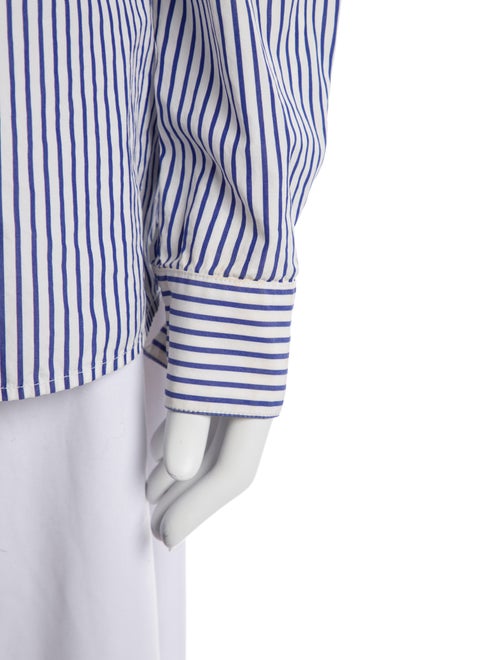 Jean Paul Gaultier 2010's Striped Button-Up Top