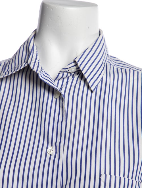 Jean Paul Gaultier 2010's Striped Button-Up Top