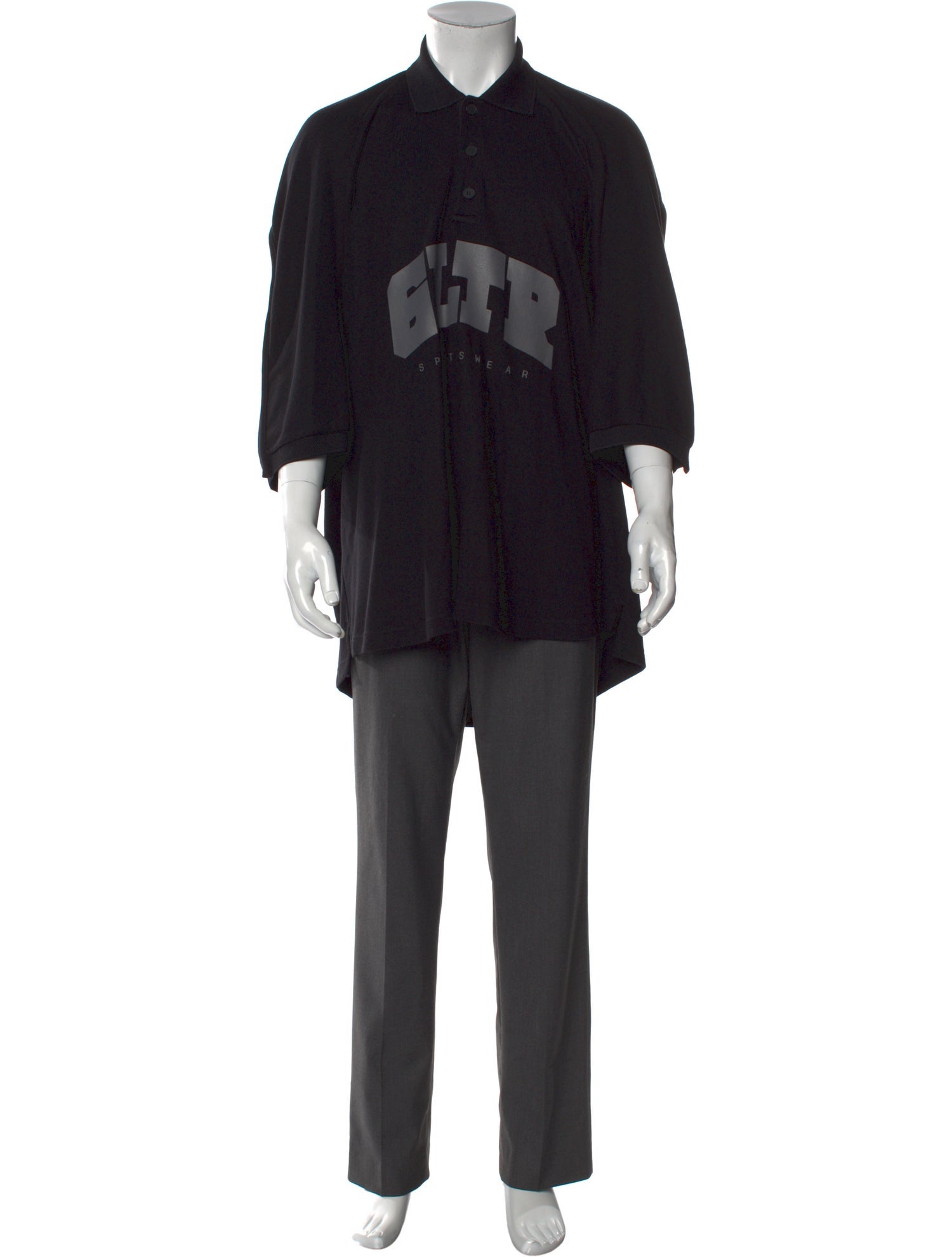 Jean Paul Gaultier x Shayne Oliver The GLTR Oversized Graphic Print Polo Shirt