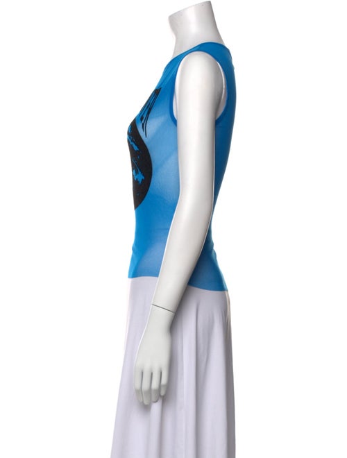 Jean Paul Gaultier x Shayne Oliver Nylon Graphic Print Top