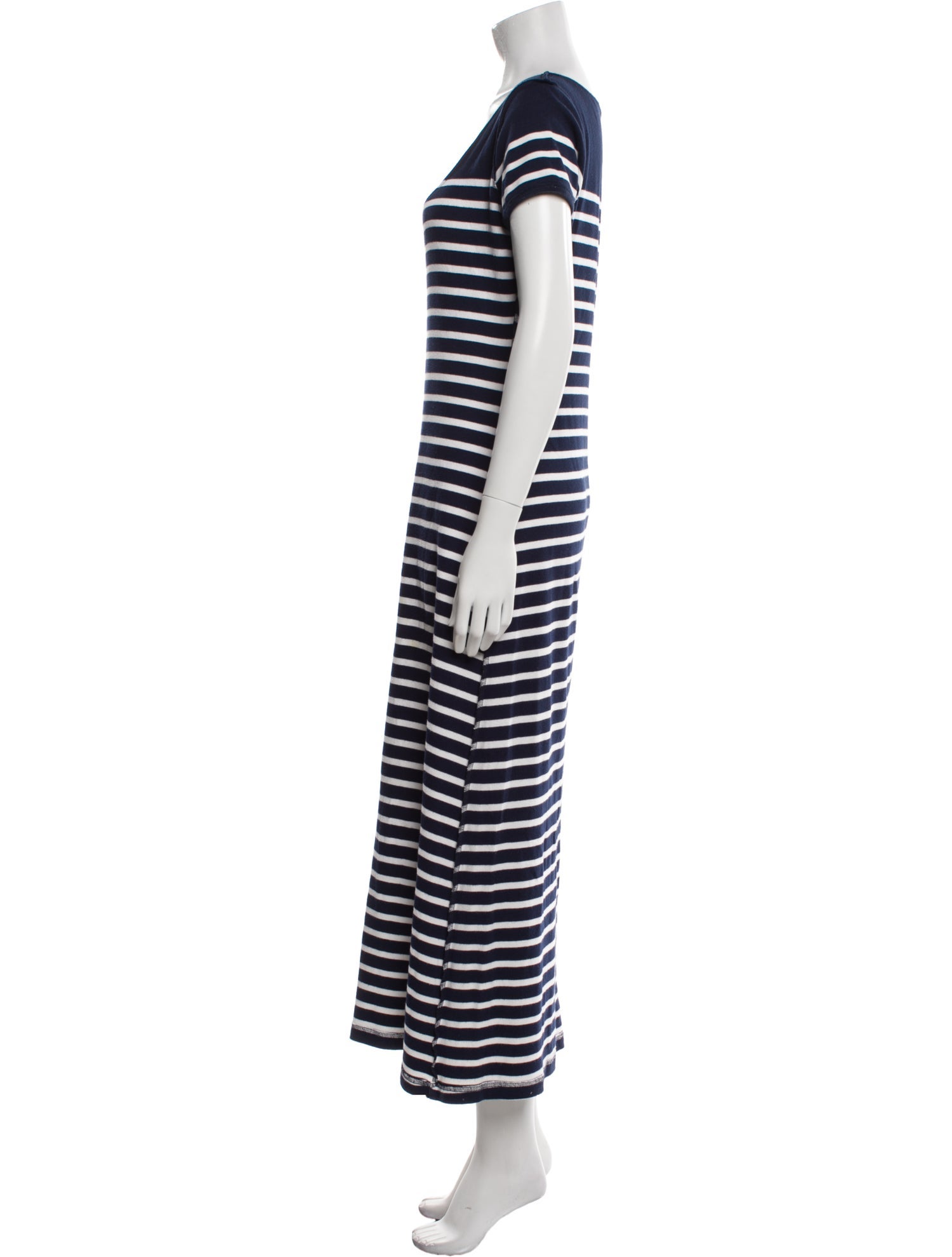 Jean Paul Gaultier Striped Long Dress