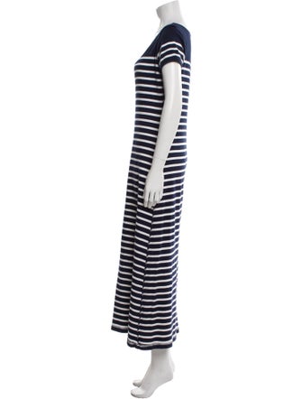 Jean Paul Gaultier Striped Long Dress