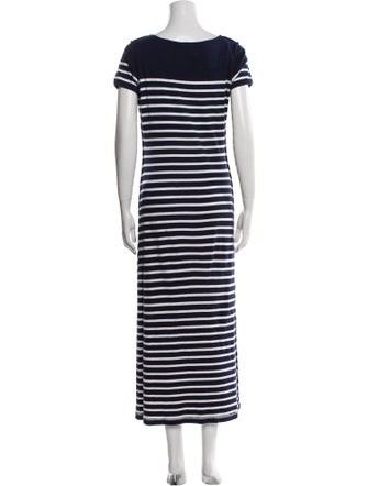 Jean Paul Gaultier Striped Long Dress
