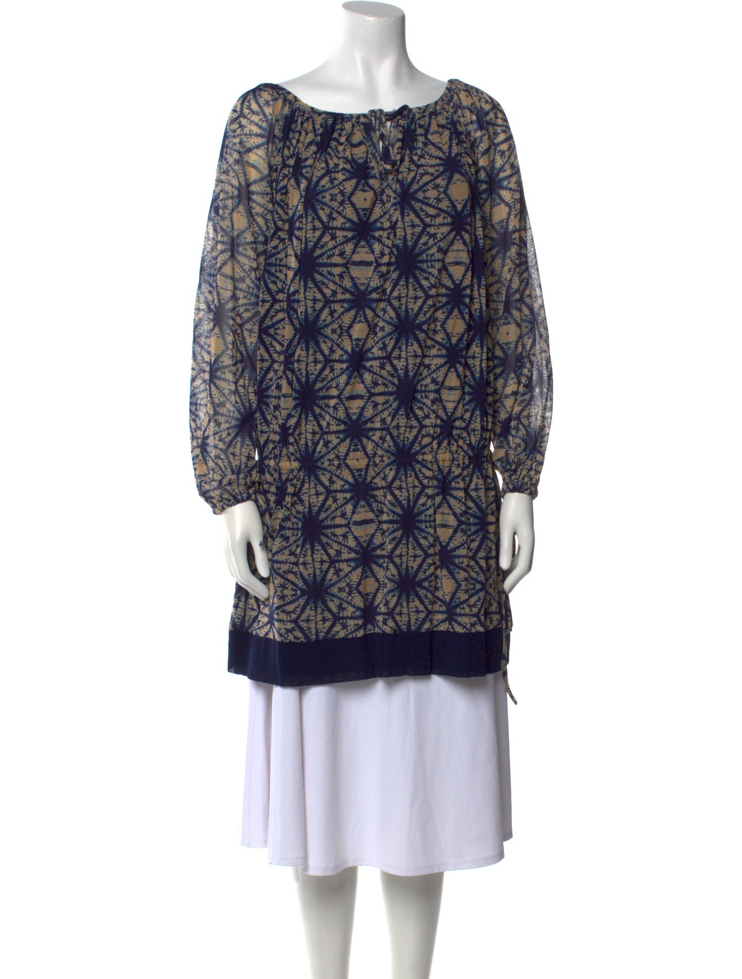 Jean Paul Gaultier Soleil Vintage Printed Tunic