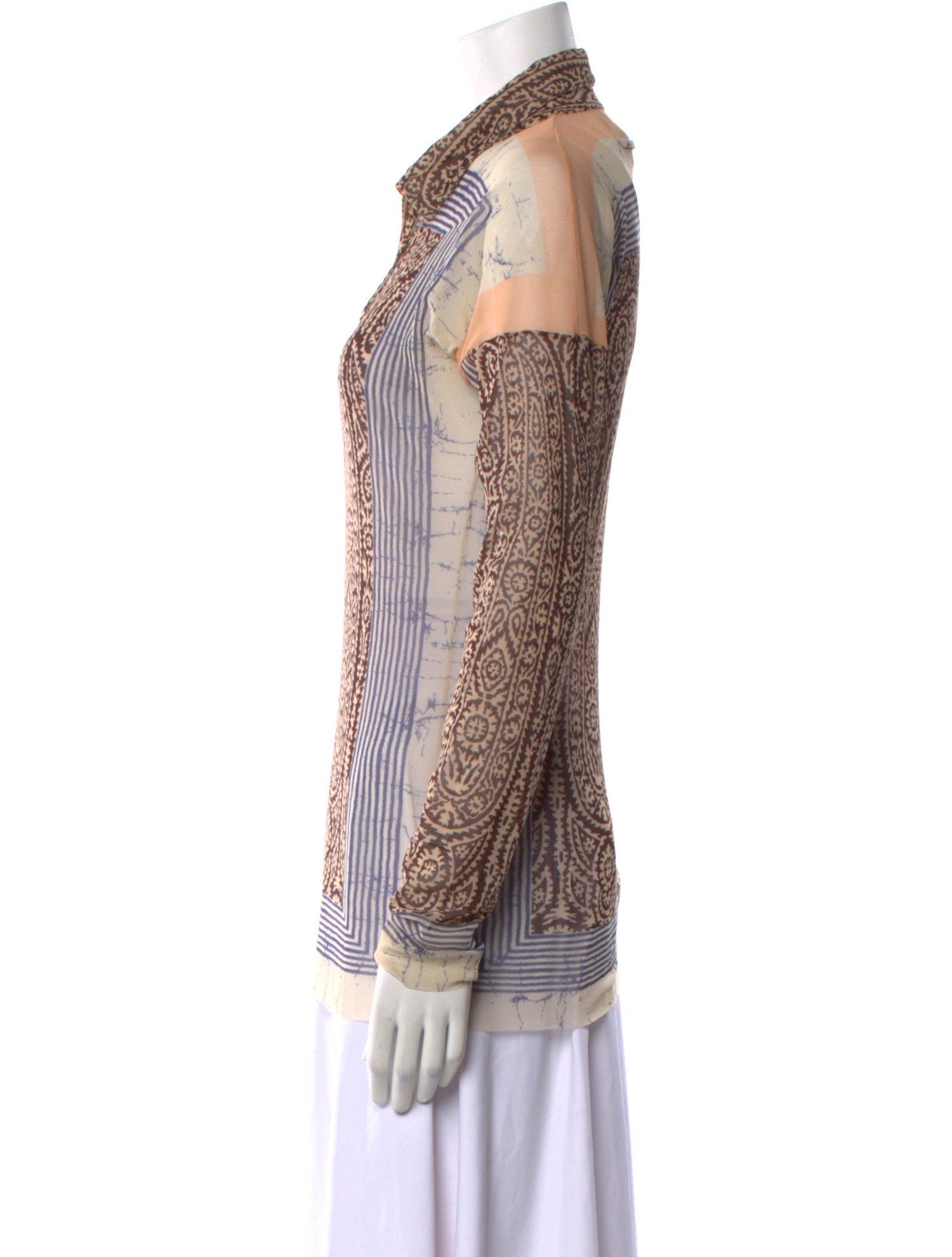 Jean Paul Gaultier Vintage 1990's Button-Up Top