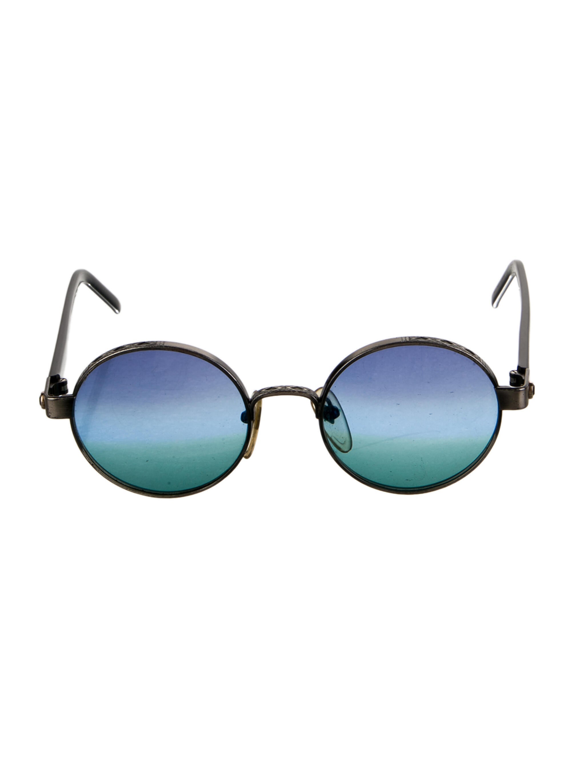 Jean Paul Gaultier Round Gradient Sunglasses