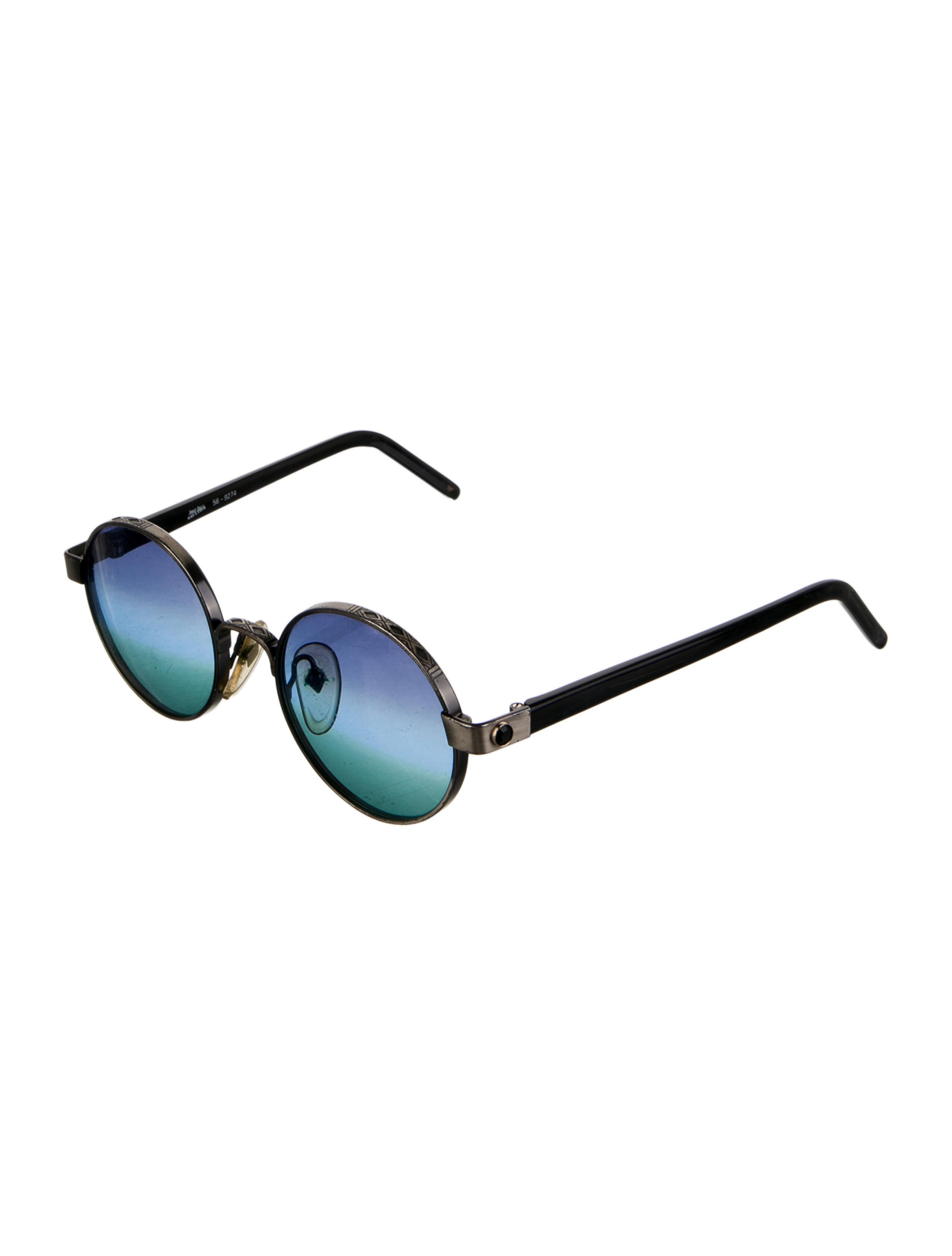 Jean Paul Gaultier Round Gradient Sunglasses