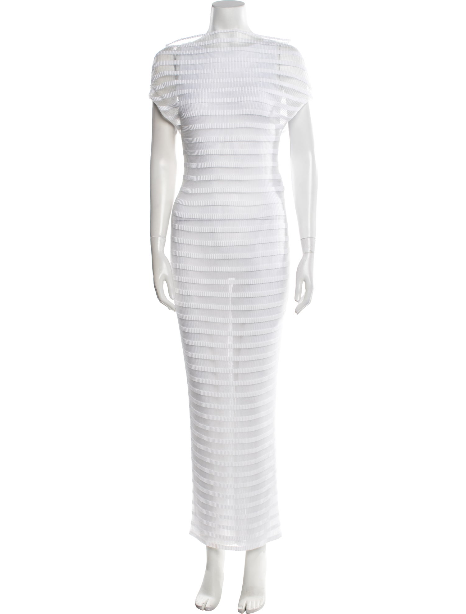 Jean Paul Gaultier Mock Neck Long Dress