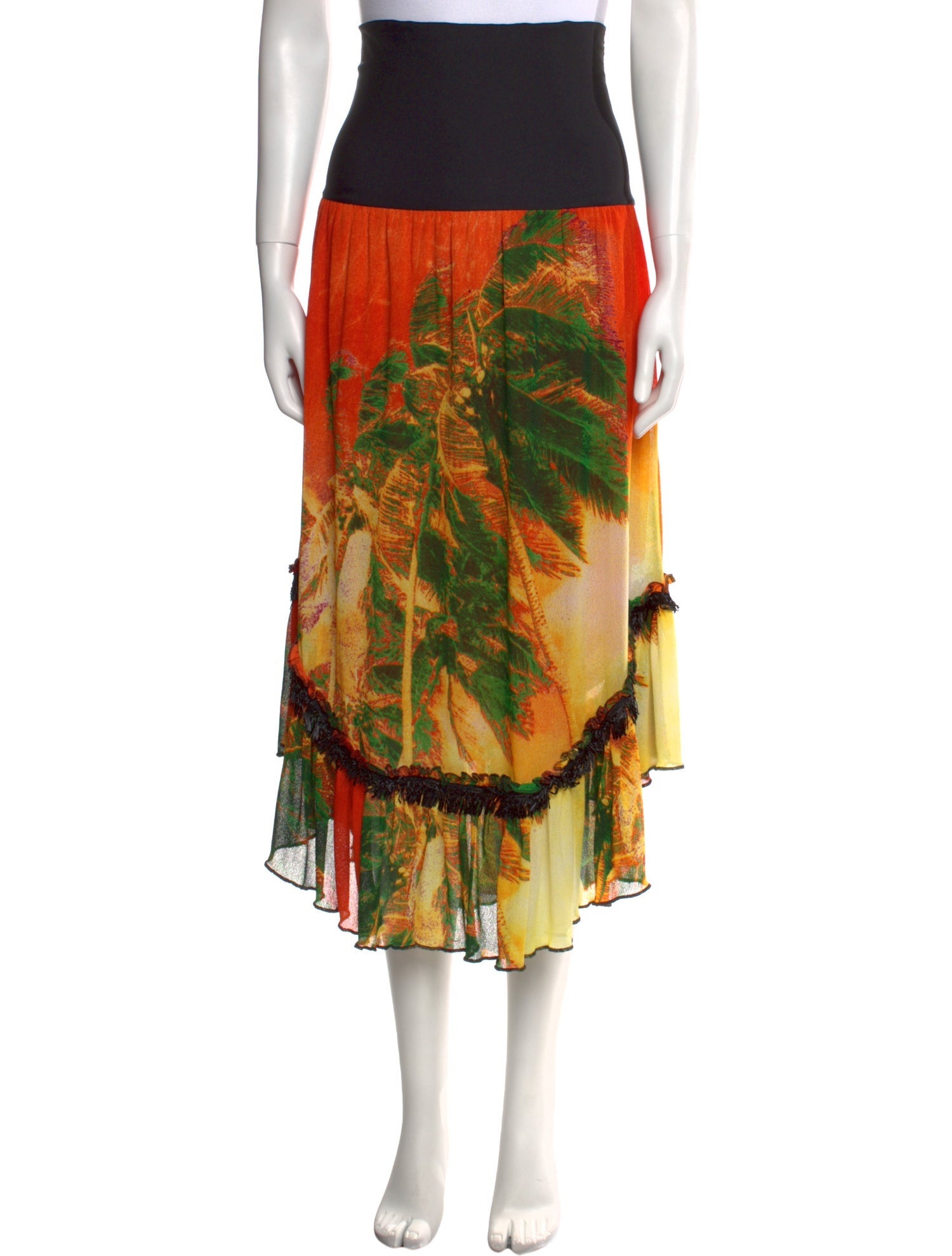 Jean Paul Gaultier Soleil Vintage Midi Length Skirt