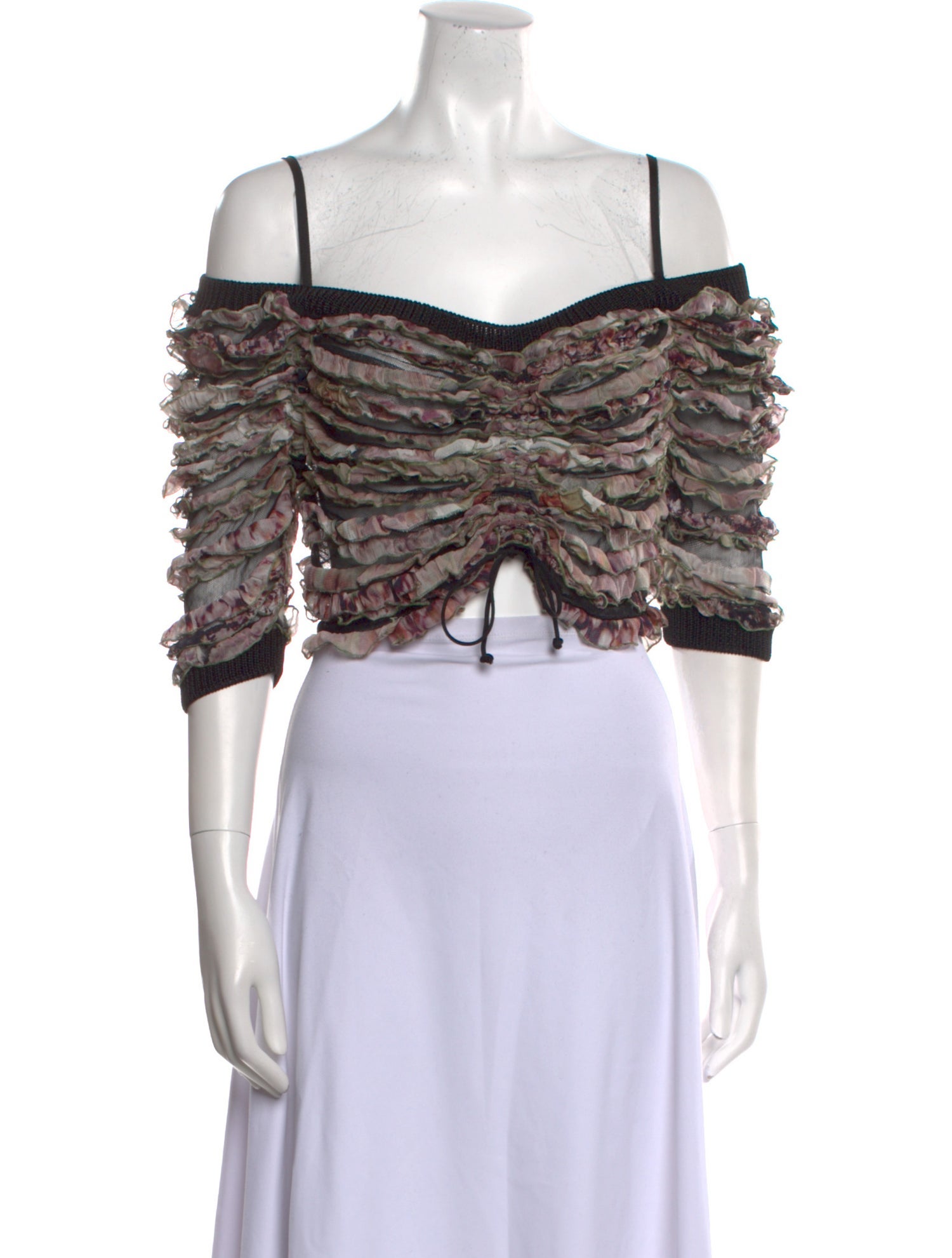 Jean Paul Gaultier Vintage Mesh Crop Top