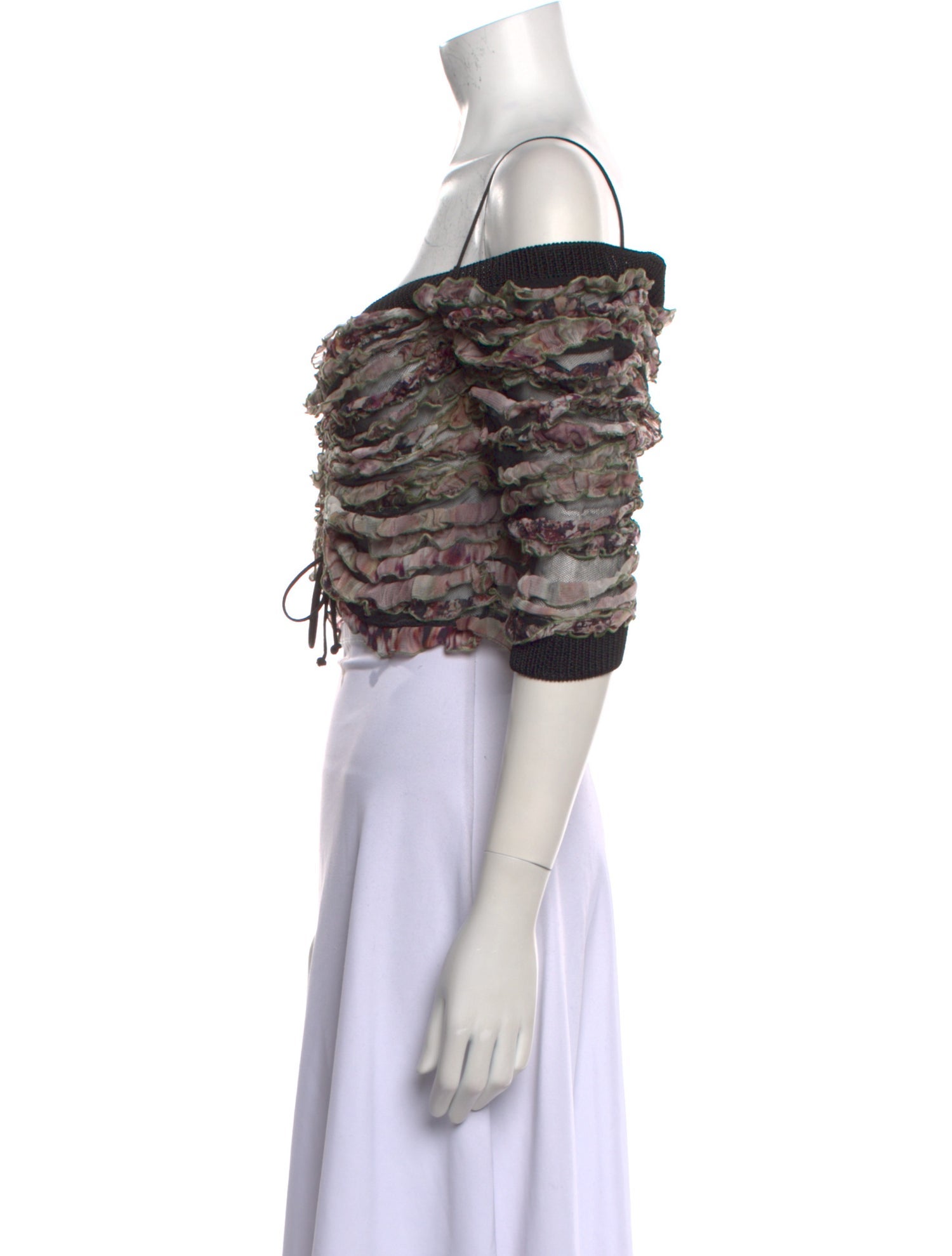 Jean Paul Gaultier Vintage Mesh Crop Top