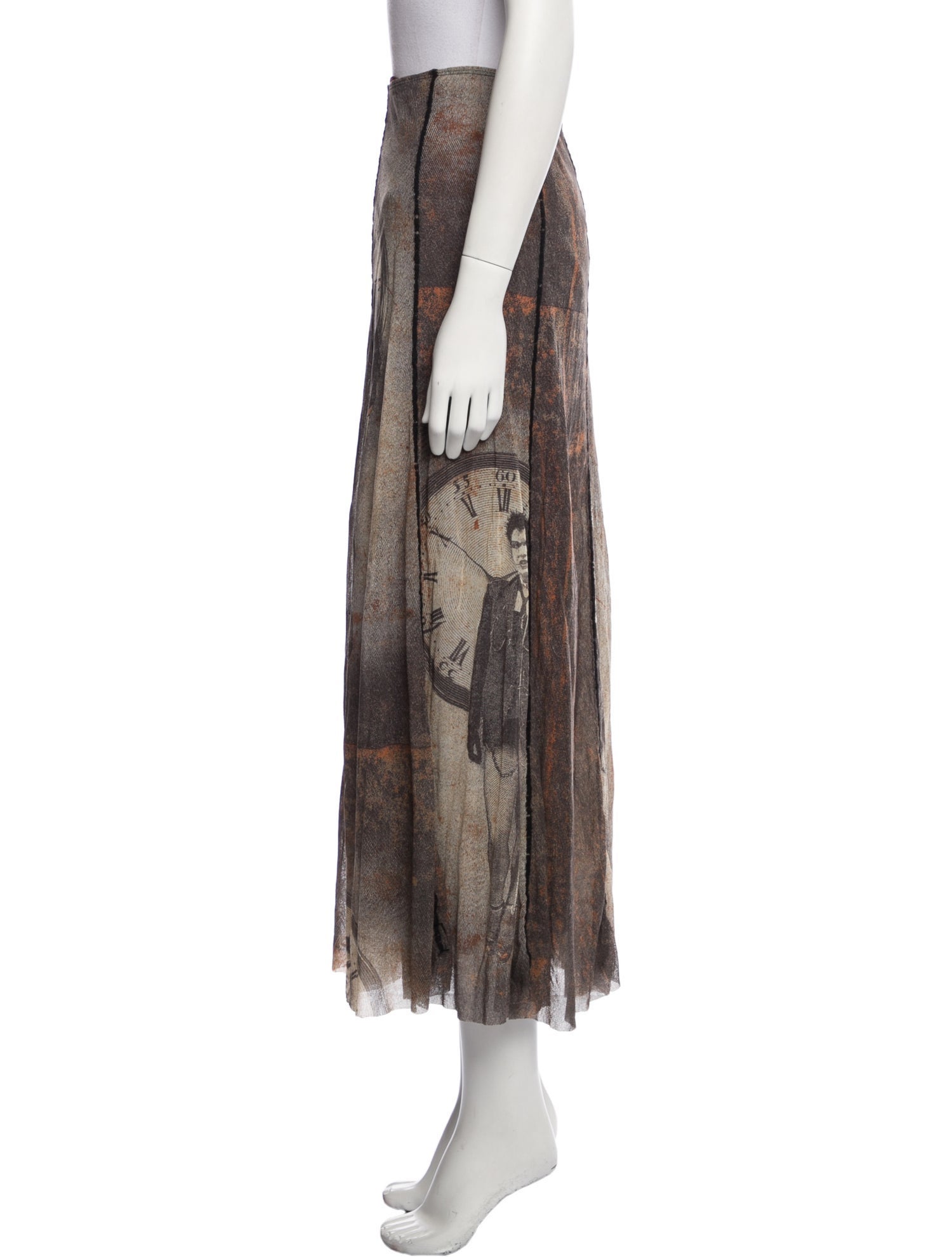 Jean Paul Gaultier Vintage Midi Length Skirt