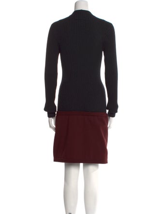 Jean Paul Gaultier Crew Neck Knee-Length Dress