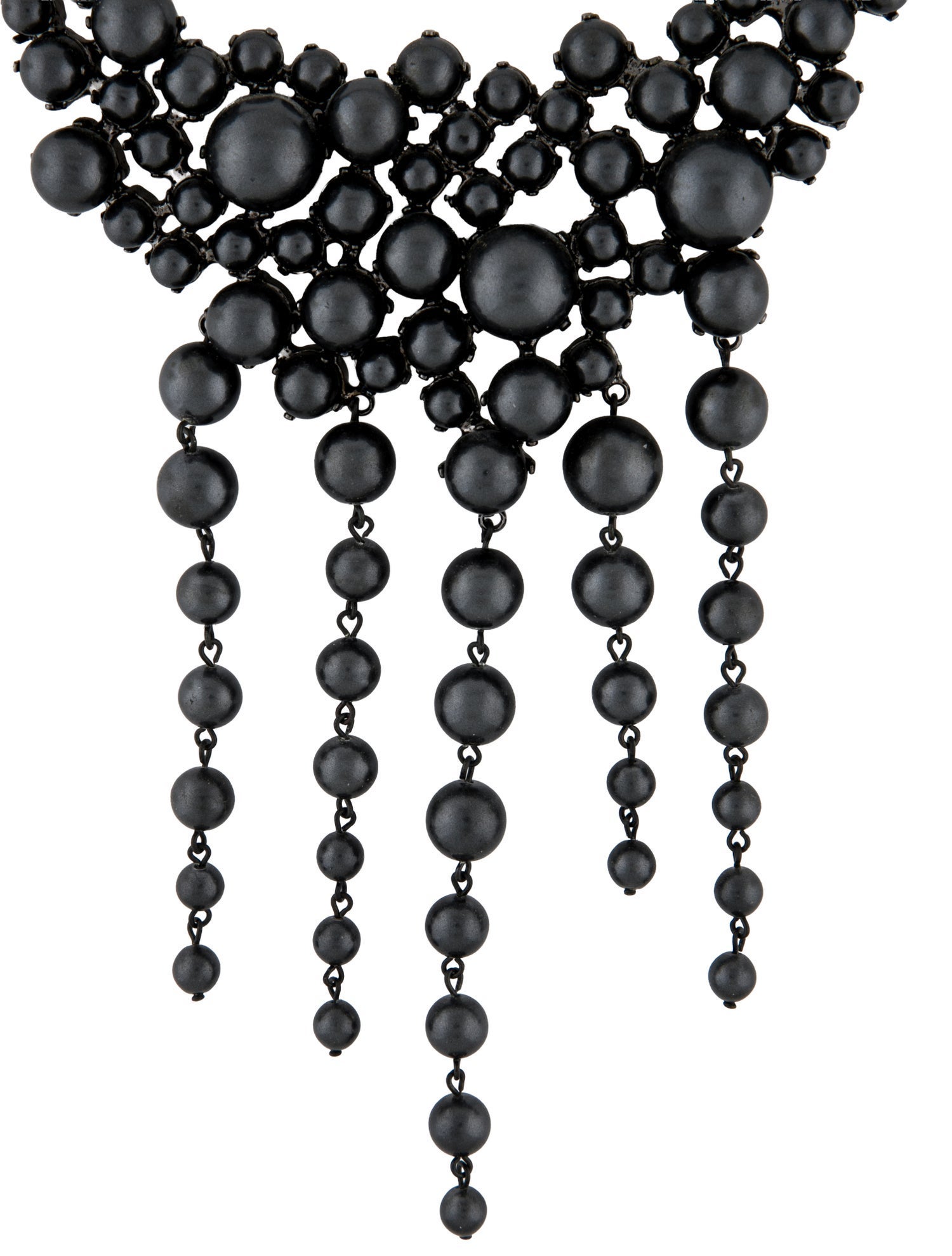 Jean Paul Gaultier Faux Pearl Collar Necklace