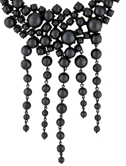 Jean Paul Gaultier Faux Pearl Collar Necklace
