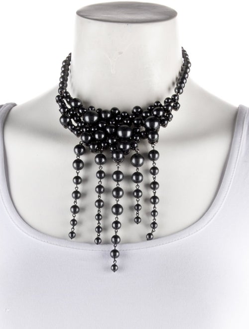 Jean Paul Gaultier Faux Pearl Collar Necklace