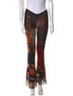 Jean Paul Gaultier Printed Wide Leg Pants