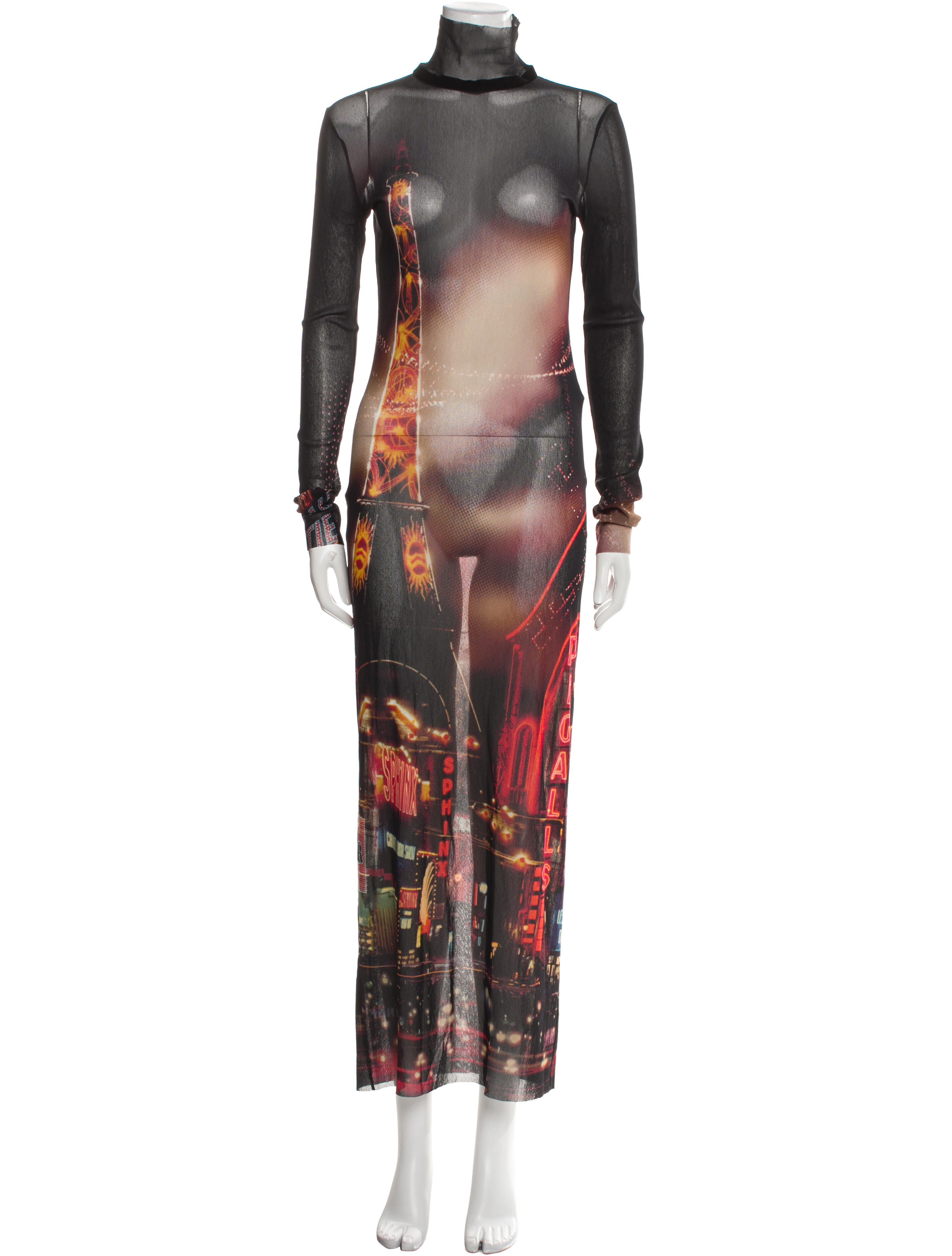 Jean Paul Gaultier Printed Long Dress