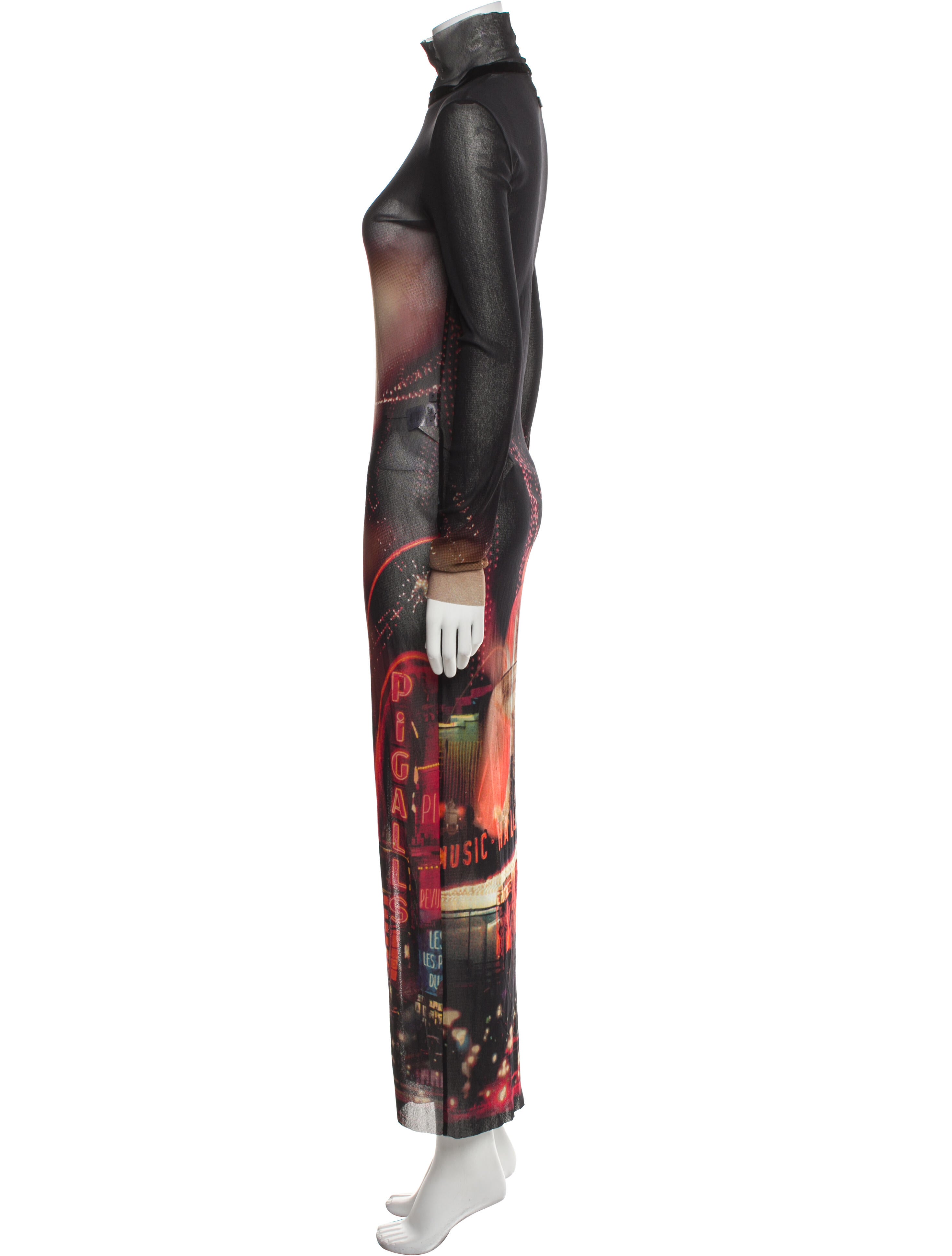 Jean Paul Gaultier Printed Long Dress