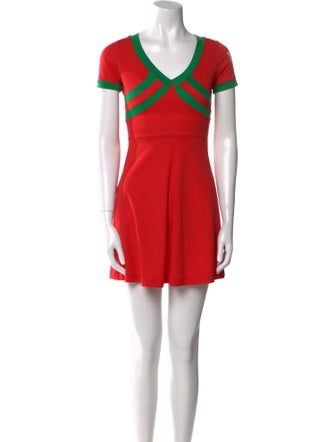 JPG Jeans V-Neck Mini Dress