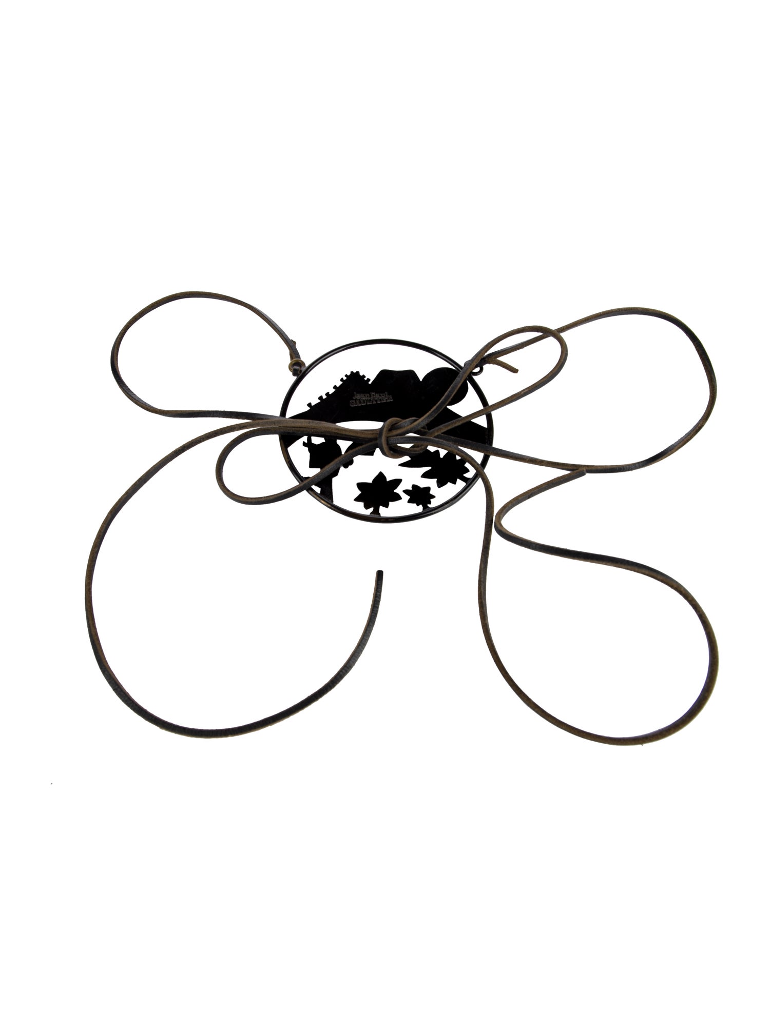 Jean Paul Gaultier Skinny Leather Waist Belt