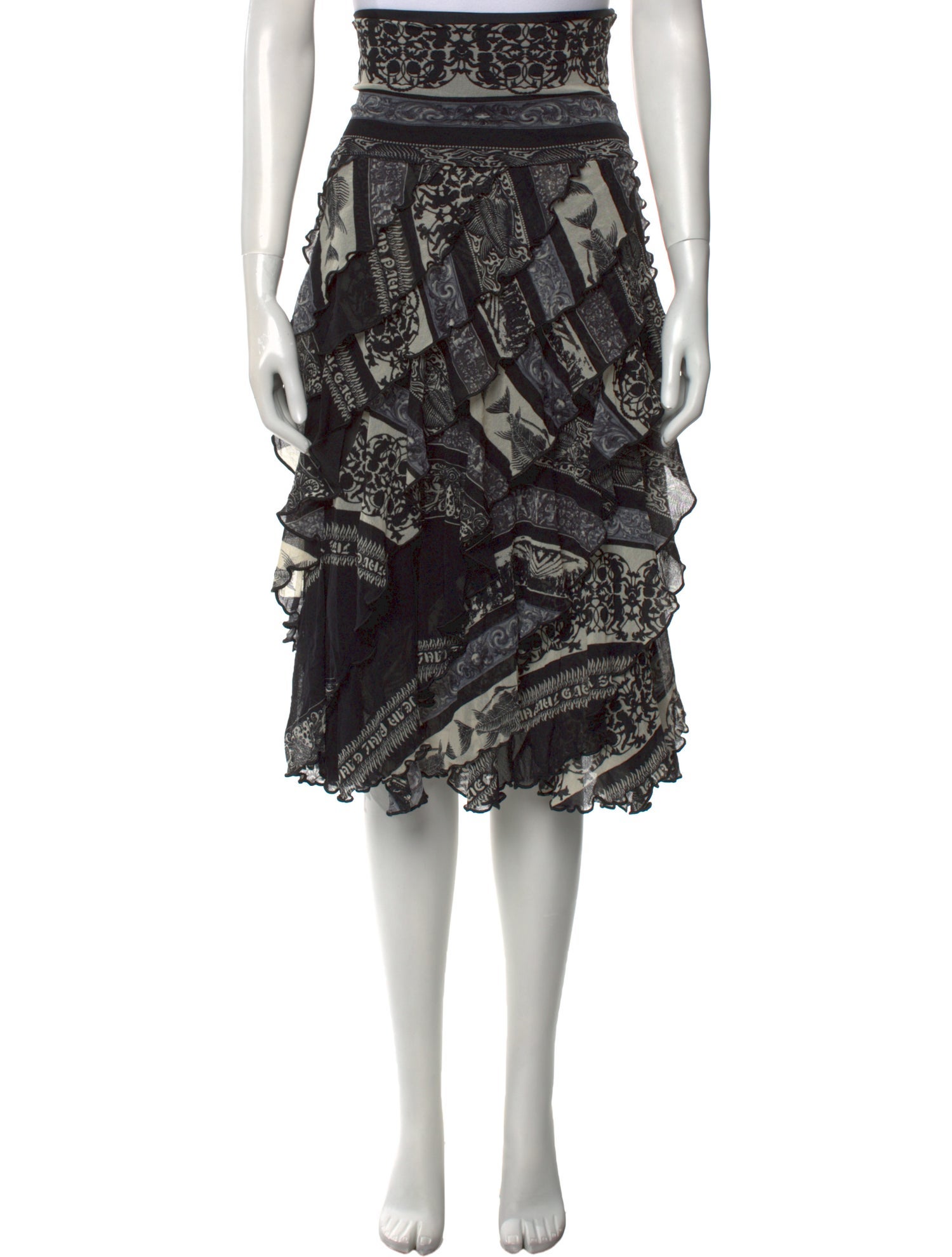 Jean Paul Gaultier Soleil Vintage Midi Length Skirt