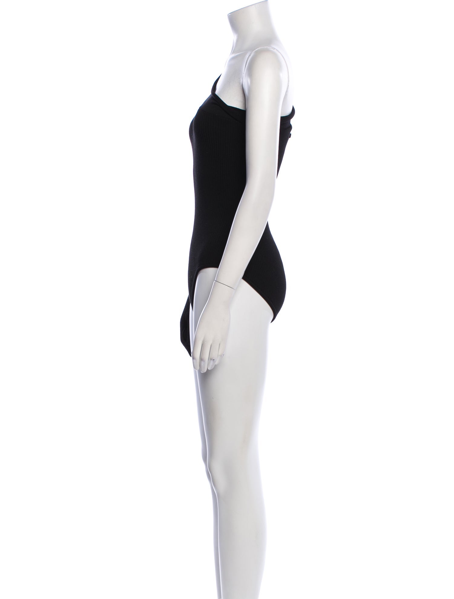 Jean Paul Gaultier One-Shoulder Long Sleeve Bodysuit