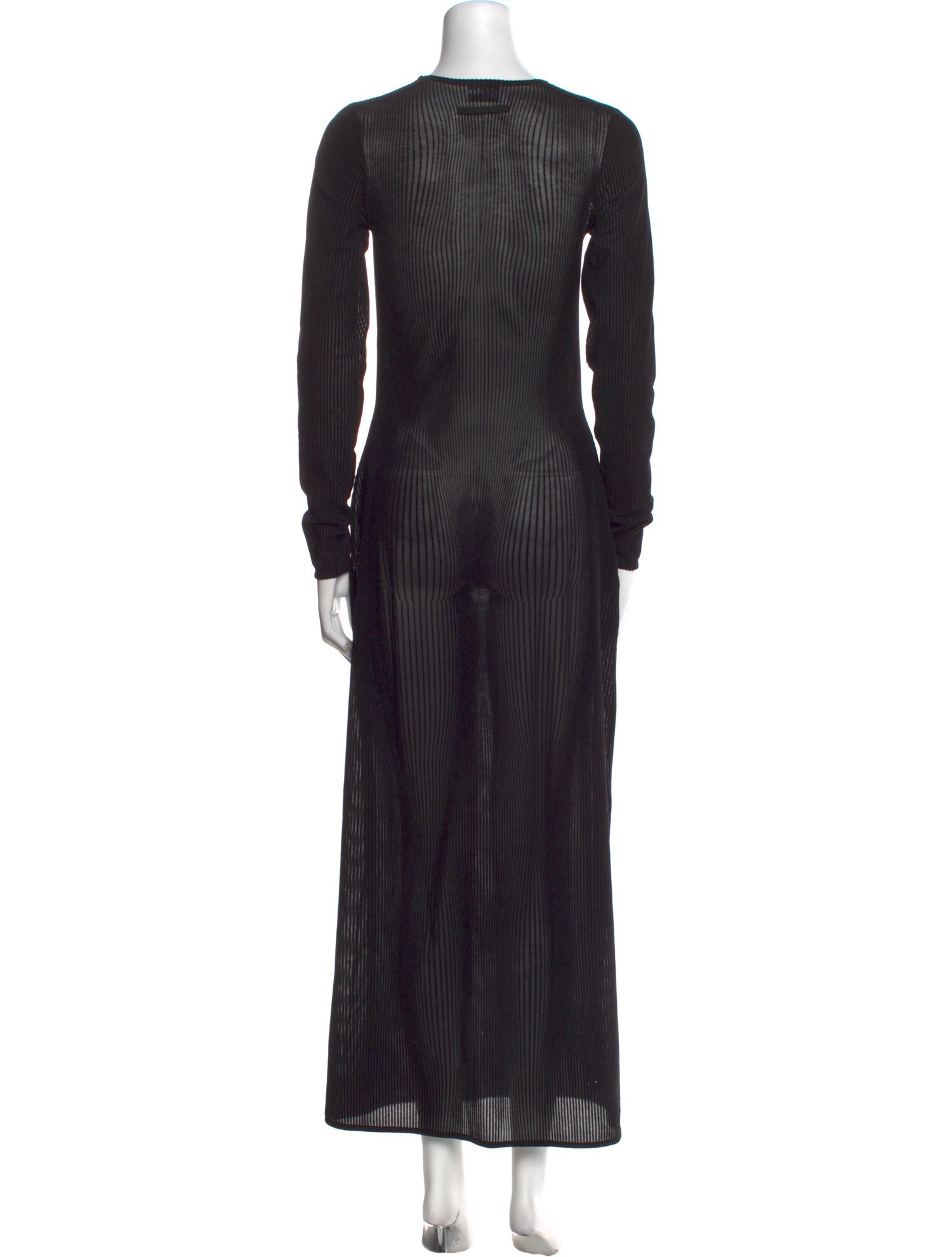 Jean Paul Gaultier Crew Neck Long Dress