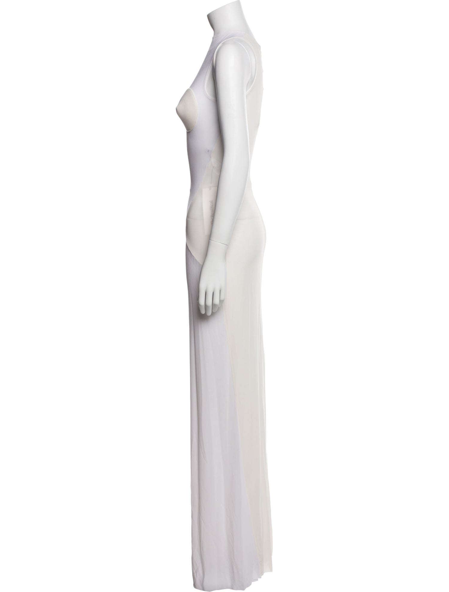 Jean Paul Gaultier Square Neckline Long Dress