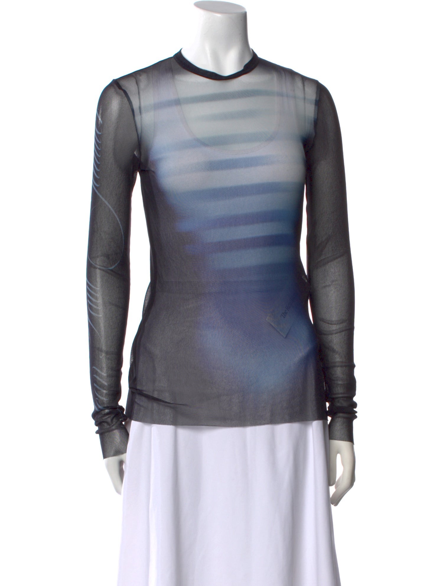 Jean Paul Gaultier Crew Neck Long Sleeve Top w/ Tags