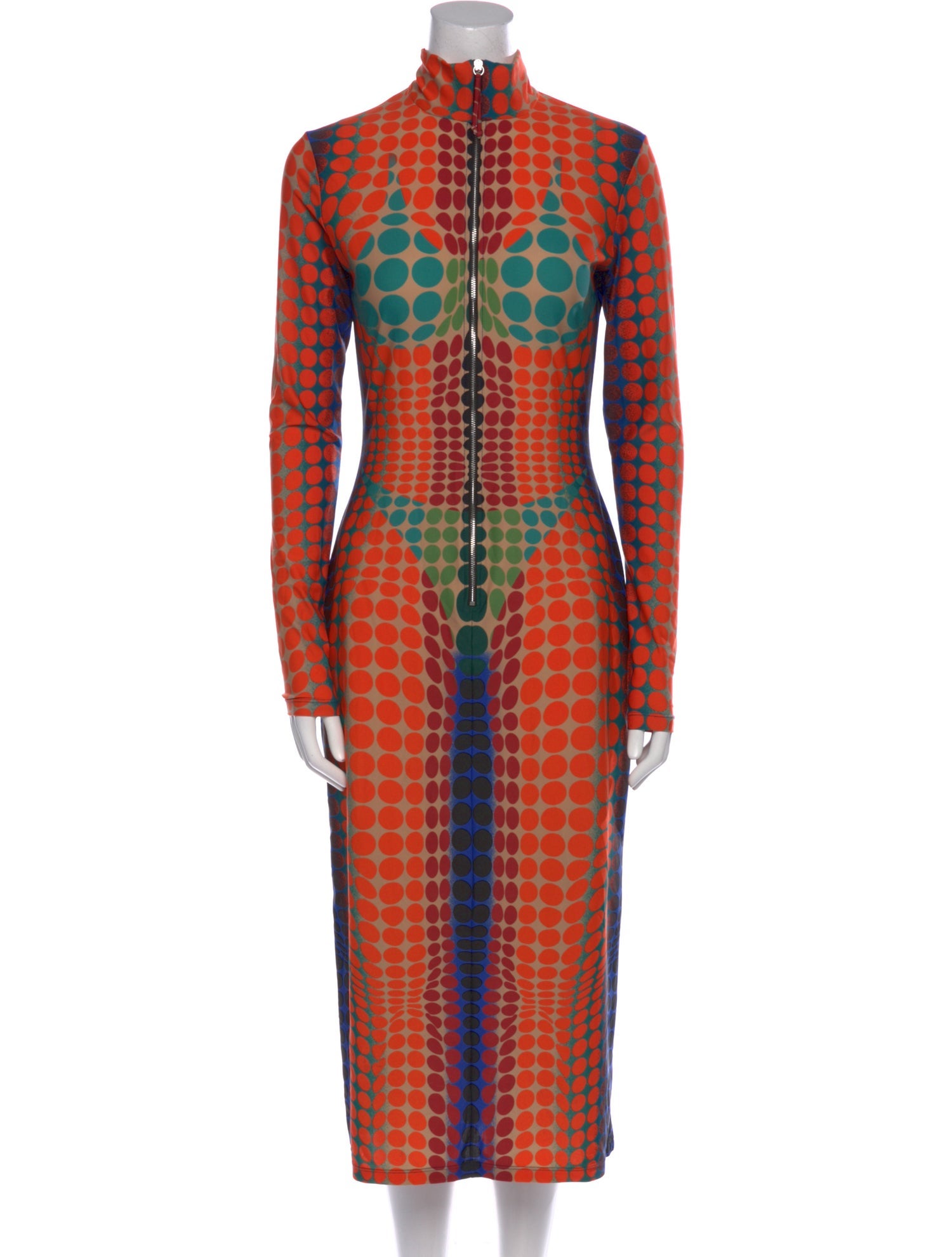 Jean Paul Gaultier Printed Long Dress
