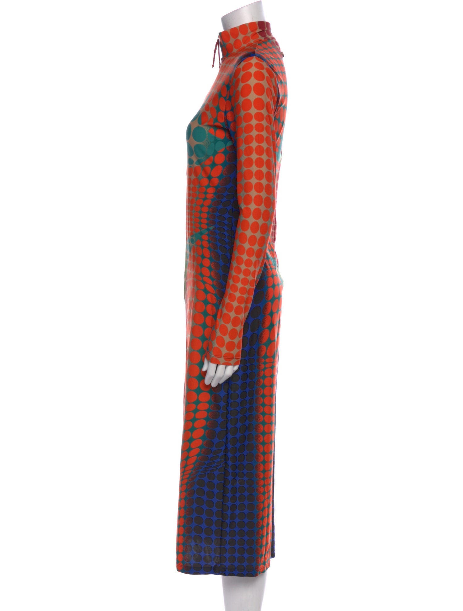 Jean Paul Gaultier Printed Long Dress