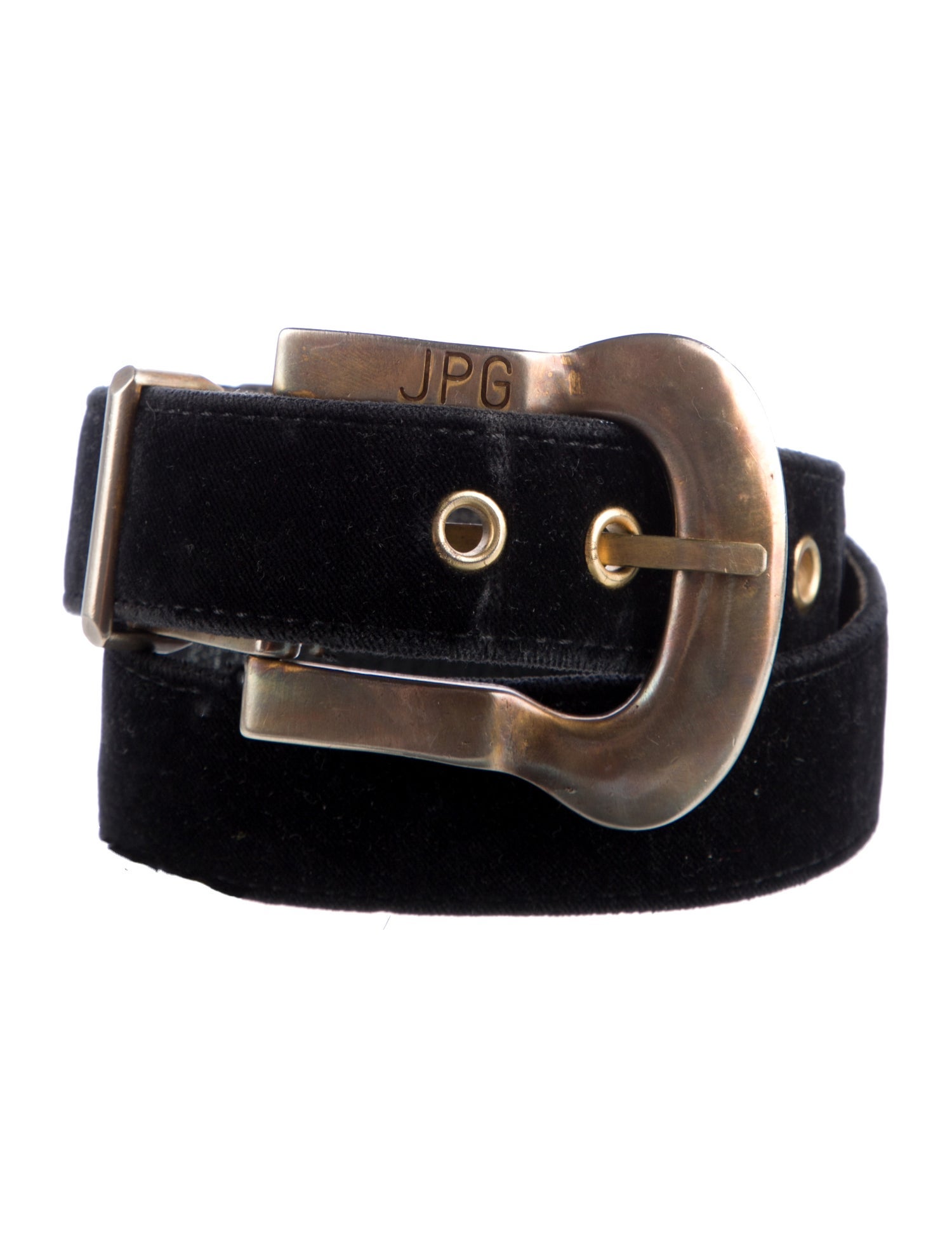 Jean Paul Gaultier Velvet Waist Belt