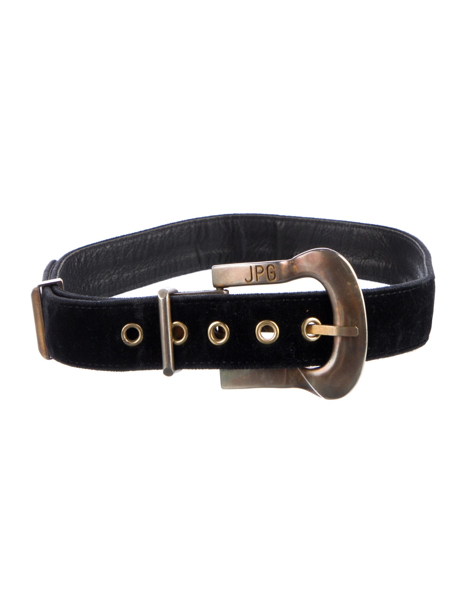 Jean Paul Gaultier Velvet Waist Belt