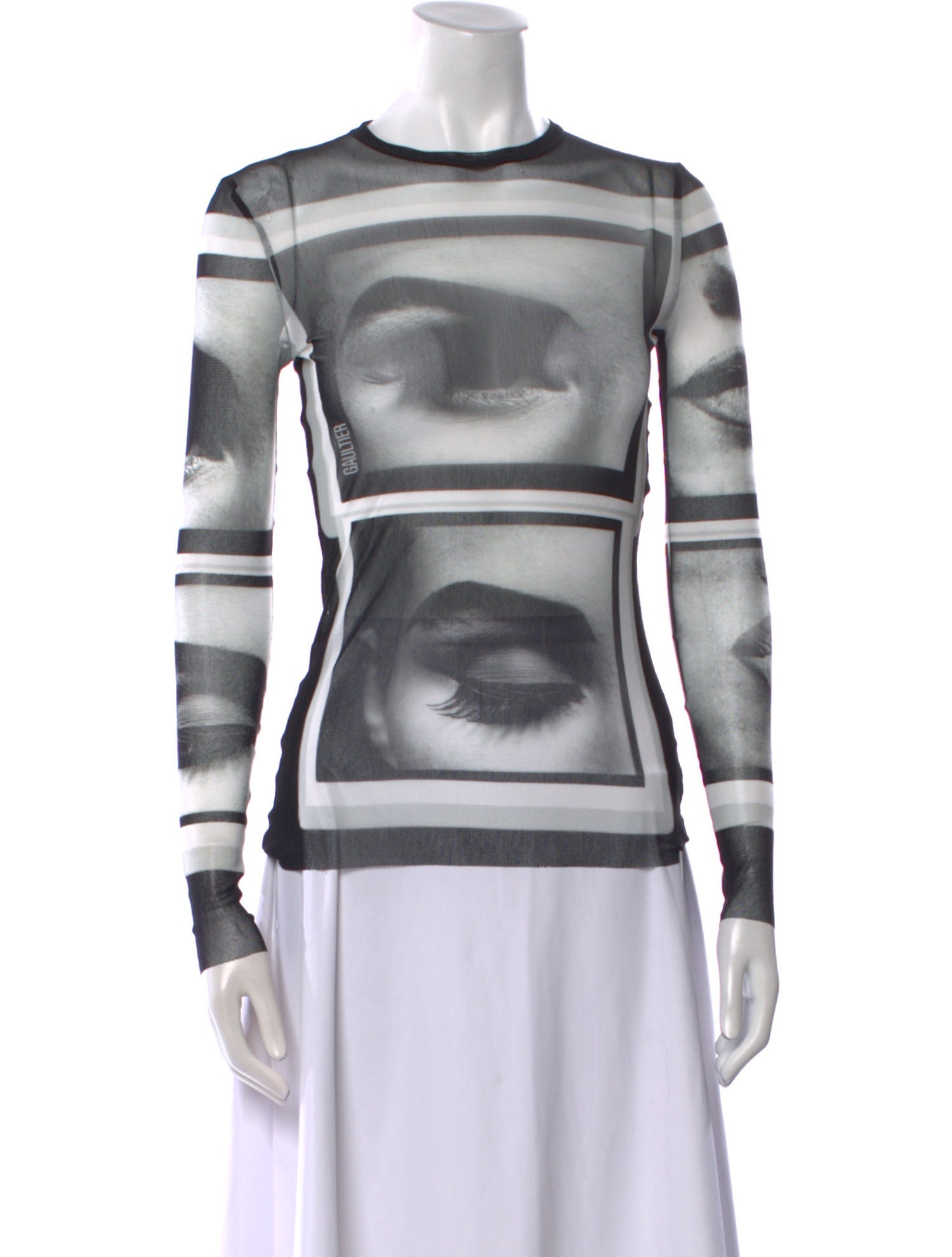 Jean Paul Gaultier Printed Crew Neck Sweatshirt