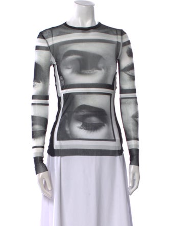 Jean Paul Gaultier Printed Crew Neck Sweatshirt