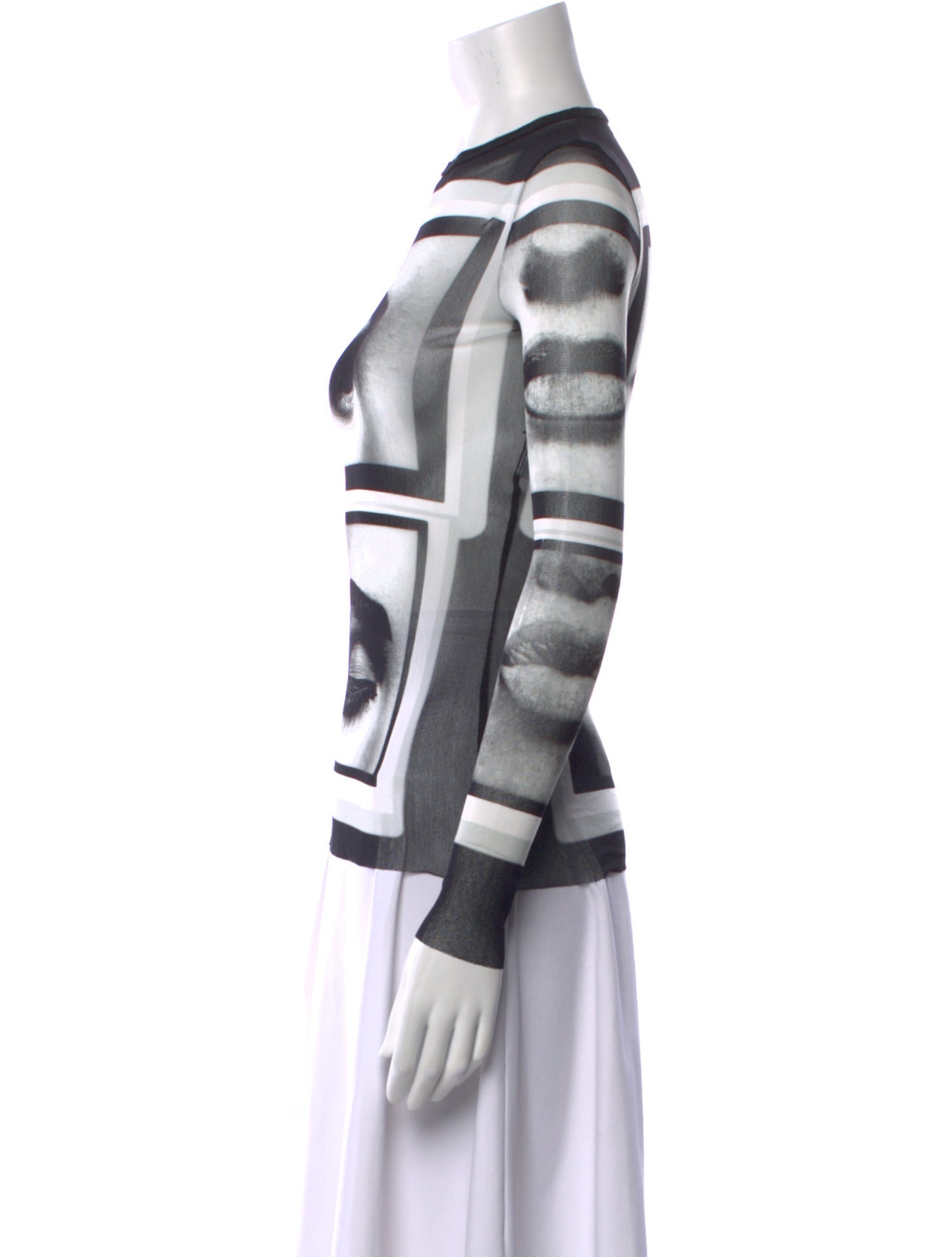 Jean Paul Gaultier Printed Crew Neck Sweatshirt