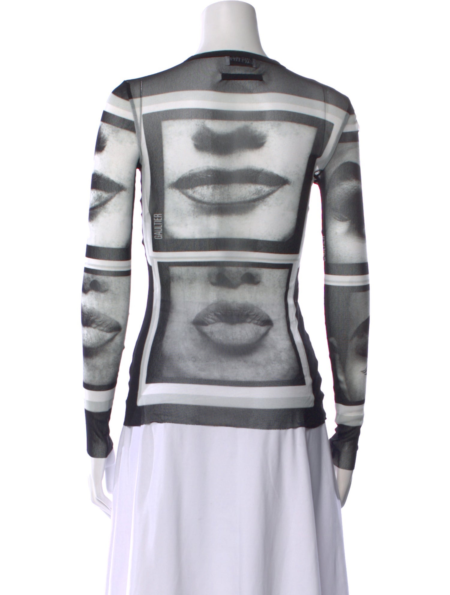 Jean Paul Gaultier Printed Crew Neck Sweatshirt