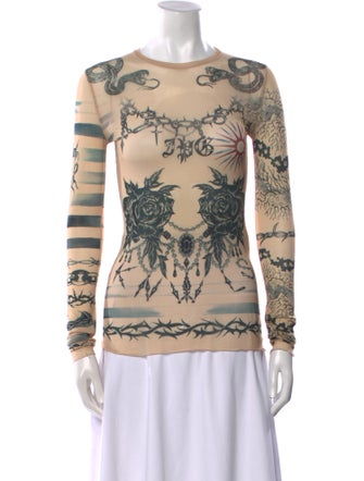 Jean Paul Gaultier x KNWLS Printed Crew Neck Sweatshirt